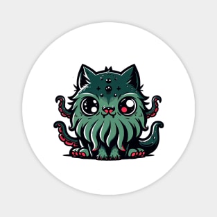 Cthulhu Cat - Mysterious Mythical Feline Magnet